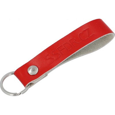 Přívěsek na klíče kožená poutko červená SSFDR Azuro červená - Heureka.cz