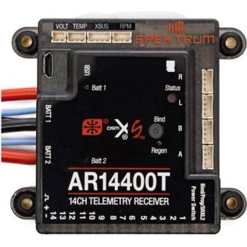 Spektrum Спектрум приемник AR14400T 14CH PowerSafe с телеметрия