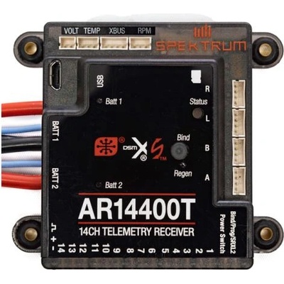 Spektrum Спектрум приемник AR14400T 14CH PowerSafe с телеметрия