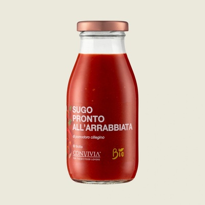 Convivia Cherry sicilská rajčatová omáčka Arrabbiata BIO VEGAN 250 g
