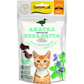 Gimborn GimCat Crunchy Snack лакомство за награда - патешко и коча билка 50 г