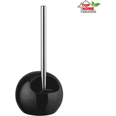 WENKO Четка и поставка за тоалетна Wenko Rimless, черна