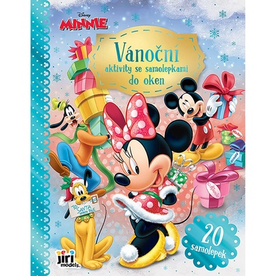 Minnie Vánoční aktivity se samolepkami do oken