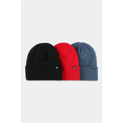 686 Standard Roll Up beanie 3 Pk Bright Pop