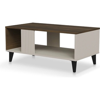 Velmoro Холна маса random 2 - 92/50/40 см. , кашмир/орех/черно