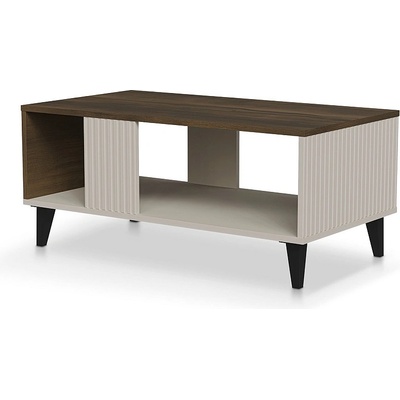 Velmoro Холна маса random 2 - 92/50/40 см. , кашмир/орех/черно