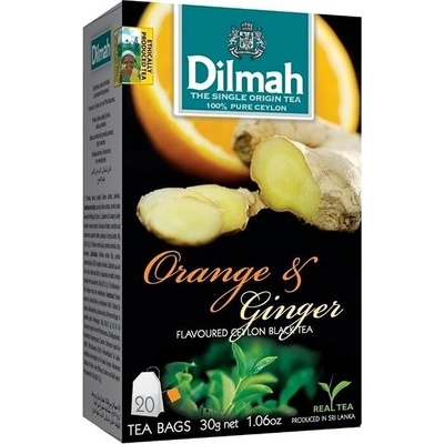 Dilmah Zázvor Pomaranč čierny čaj 20 x 1,5 g