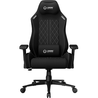 LORGAR Геймърски стол LORGAR CHA41, Ergonomic Gaming Chair Advanced, premium anti-stain fabric, Black/white (LRG-CHA41-BK-WH)
