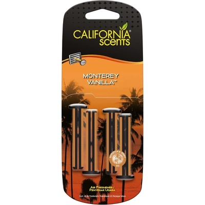 California Scents Vent Stick Monterey Vanilla 4 ks