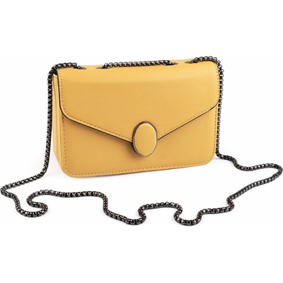 Dámska kabelka crossbody 20x12 cm horčicová