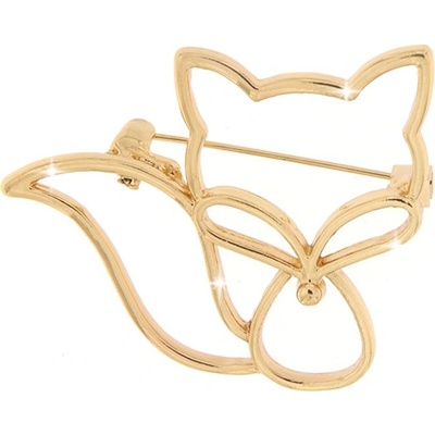 Biju brož liška zlaté 9001543-1