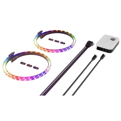 HYTE Комплект RGB Ленти HYTE LS30 - 330 mm + NP50 (HYTE-ACC-LS30-B-2NP)