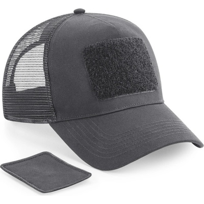 Beechfield B 641 Removable Patch Trucker 5 panelová COT530641n7399-graphite gr Šedá grafitová