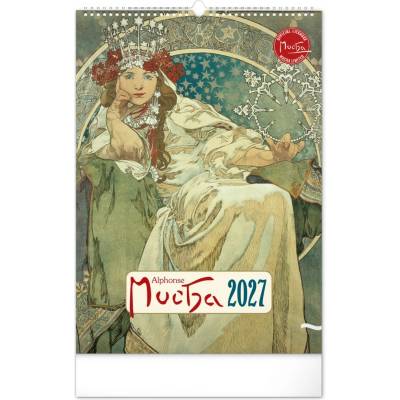 NOTIQUE Nástěnný Alfons Mucha 33 x 46 cm 2027