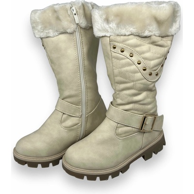 Zimné topánky svetlo béžová