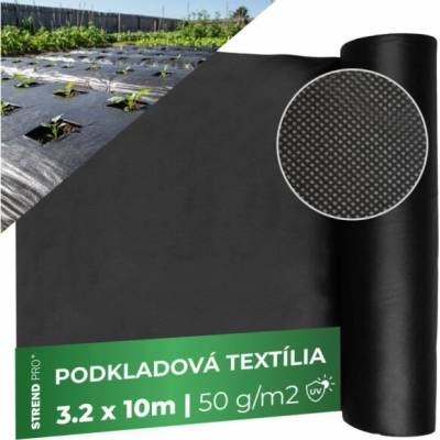 STREND netkaná textilie mulčovací 3,2 x 10 m 50 g/m²