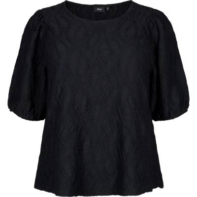 Zizzi Блуза 'ELOTUS' черно, размер XL