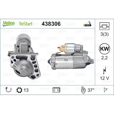 VALEO Štartér 438306