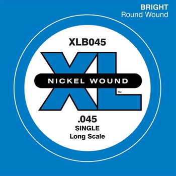 D'Addario XLB045 Еденична струна за бас китара