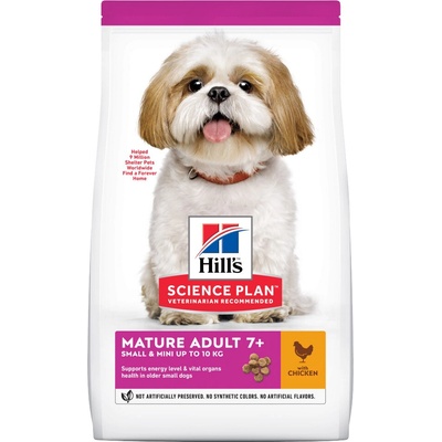 Hill’s Science Plan Mature Adult 7+ Small & Mini s kuracím mäsom 6 kg