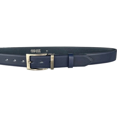Belts 35-020-22-56 pánský kožený pásek modrý