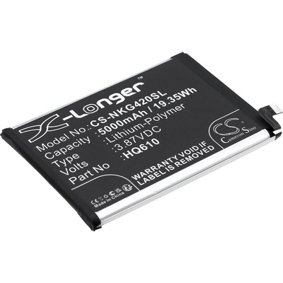 Cameron Sino Батерия за Nokia G42 5G, 5000 mAh, Li-Ion (CS-NKG420SL)
