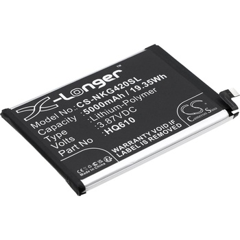 Cameron Sino Батерия за Nokia G42 5G, 5000 mAh, Li-Ion (CS-NKG420SL)