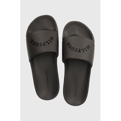 Tommy Hilfiger Чехли Tommy Hilfiger CURVE HILFIGER MTYPE POOL SLIDE в сиво FM0FM04912 (FM0FM04912)