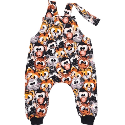 Dětské laclové kalhoty zvířátka