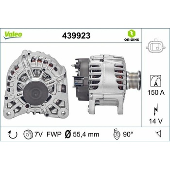 Alternátor VALEO 439923