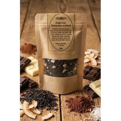 Golden Leaf Černý čaj s čokoládou a kokosem 25 g