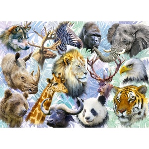 Alipson Puzzle - Puzzle Animal Heads 500 - 500 piese