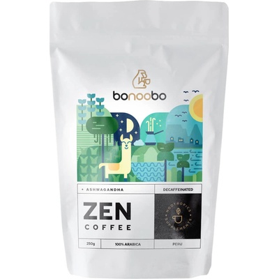 Bonoobo Bezkofeínová káva s Ashwagandhou 100 g