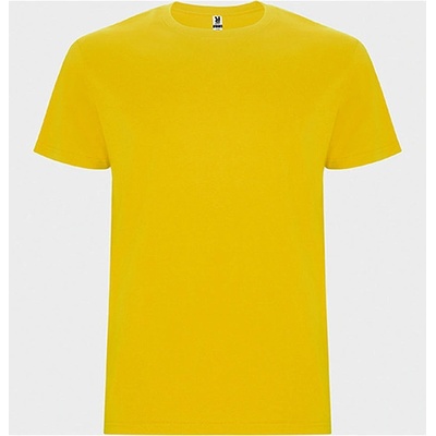Roly pánské tričko Stafford krátký rukáv žluté