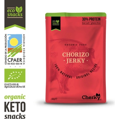 Cherky foods bio pork jerky chorizo 70 g