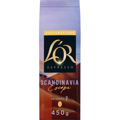 100% arabica L'OR Scandinavia Escape zrnková 450 g