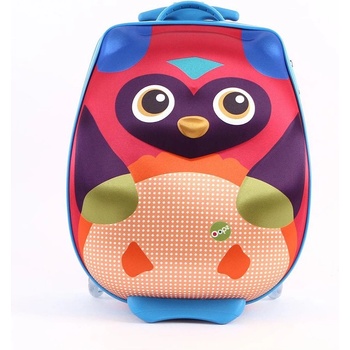 Oops Детски куфар на колелца Oops - Бухал (OP3100312)