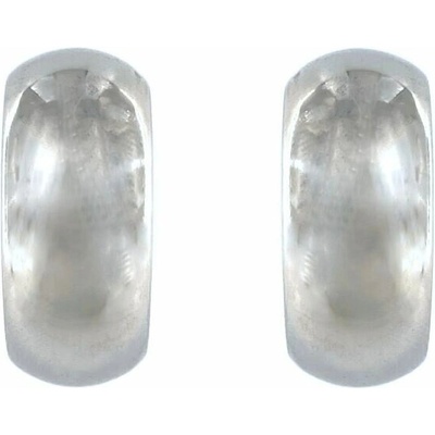 INFINITYSILVER Stříbrné náušnice kruhy široké na puzetu T4319243