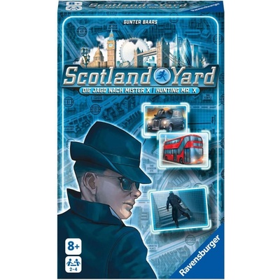Ravensburger Настолна игра Scotland Yard: Hunting Mr. X (Travel Game) - Семейна (22451)