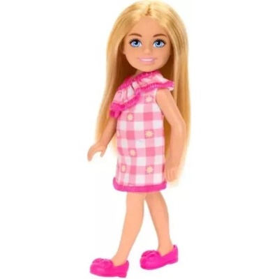 Mattel Барби Челси Клуб: Русо момиче с розова рокля (hxm95)