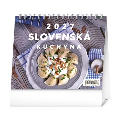 NOTIQUE Stolový kalendár Slovenská kuchyňa 16,5 x 13 cm 2027