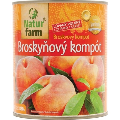 Natur Farm Broskvový kompot 820 g – Zbozi.Blesk.cz