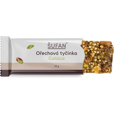 Šufan Ořechová tyčinka Pistáciová 33 g
