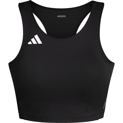 adidas Дамски спортен сутиен adidas Women's ADIzero Essentials Running Crop Top Sports bra - Black - размер XL (114-4086-0116)