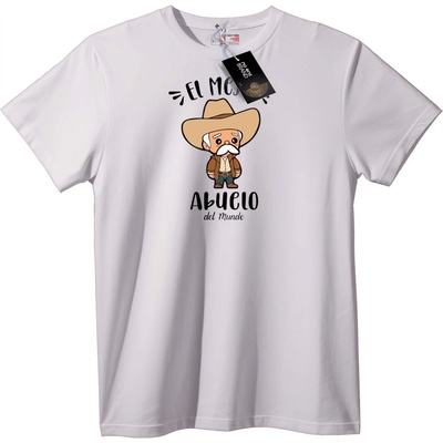 NOONEBRAND Тениска Каубойска Легенда - XL, White