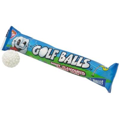 Zed Candy mentolové žvýkačky ve tvaru golfových míčků 26 g