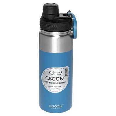 Asobu Alpine Flask Bottle Blue termofľaša chladný 530 ml