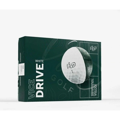Vice Golf Drive biele 3 x 3 ks