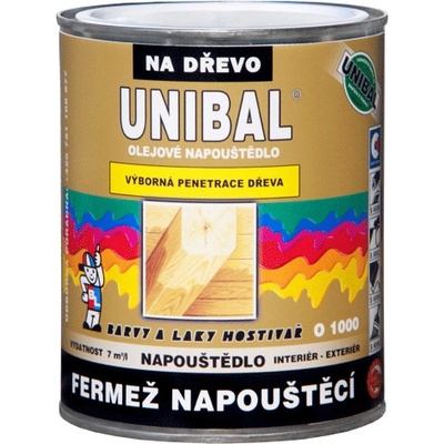 Unibal O1000 Fermež napouštěcí, 750 ml bezbarvá
