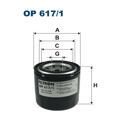 FILTRON Olejový filter OP6171